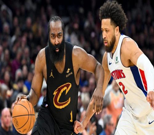 哈登22+8+7創(chuàng)兩大神跡，騎士不敵活塞！米切爾23+4，坎寧安19中6