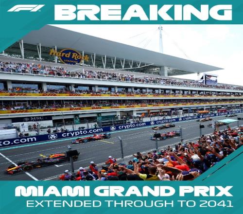 这也太长了！官方：F1与迈阿密大奖赛续约至2041年