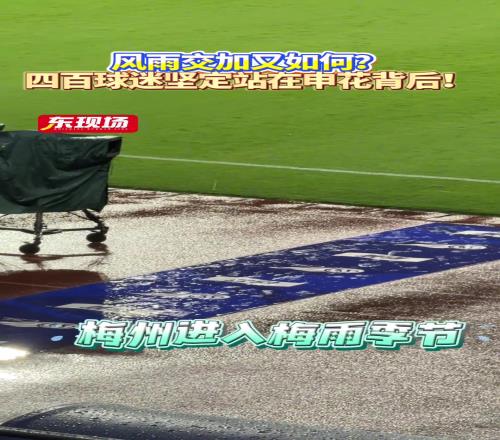 风雨交加又如何?四百球迷坚定站在申花背后