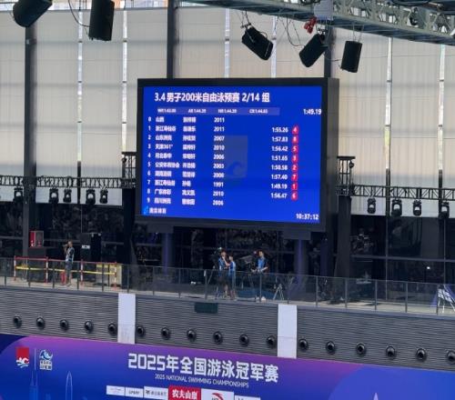 200米自由泳预赛：潘展乐第4汪顺第7，孙杨复出后200米首秀第11