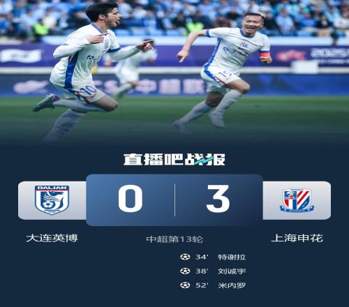 记者谈申花：顶住英博三板斧后掌控比赛特谢拉进球稳定军心