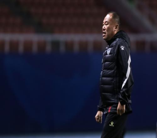 主教练张军：很多球员本赛季第一次比赛我们和中超球队还有差距