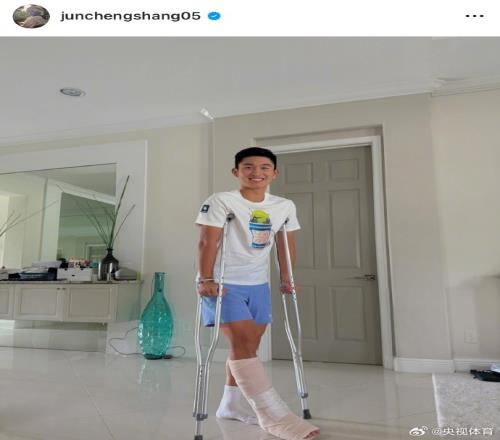 因右脚伤势未愈，商竣程选择退出温网