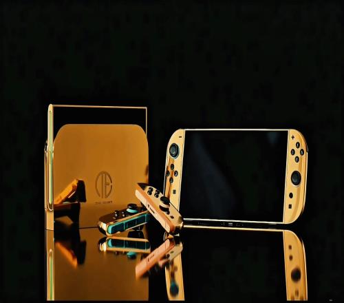 有钱的吧友可以买来玩玩24K镀金Switch2亮相：6w一台还是限量