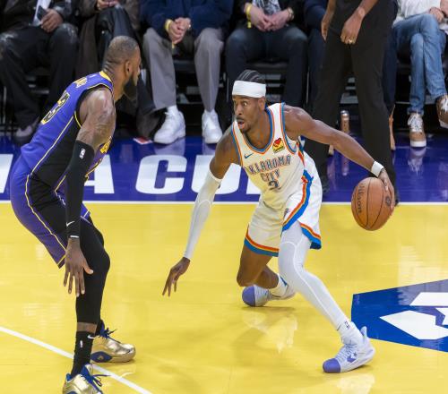 NBA最佳阵容成员本赛季正负值：亚历山大第一詹姆斯54倒数第一