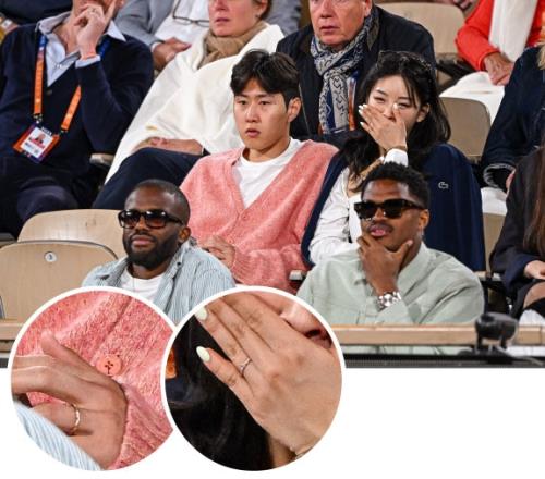 同戴情侣戒指！李刚仁女友持有世界500强集团股份，正在法国读研