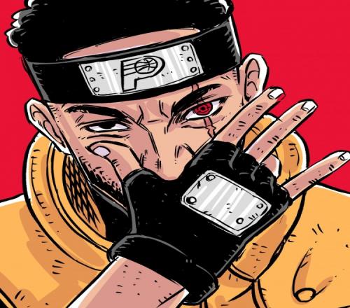 这画风爱了美漫画家晒哈利伯顿火影头像cos复制忍者卡卡西