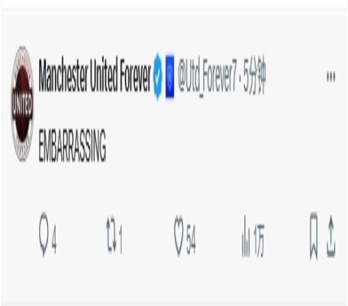 热身赛被缅甸球员进球曼联球迷怒喷：小丑队！把他们全都卖了