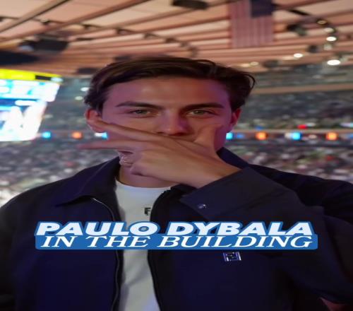 迪巴拉看NBA了！纽约尼克斯社媒晒现场视频：迪巴拉标志庆祝动作