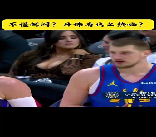 摄影师狂加鸡腿约基奇身后这豹纹女球迷绝对全场最佳