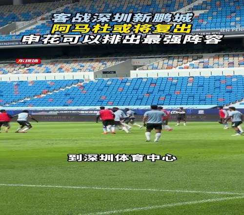 申花客战深圳新鹏城，阿马杜或将复出，申花可排出最强阵容