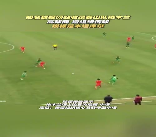 还未在泰山队踢上主力！知名球探网站收录依木兰，模板是本坦库尔