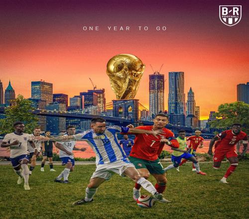倒计时一周年！2026世界杯夺冠赔率：西巴法英阿前5，德葡荷68位
