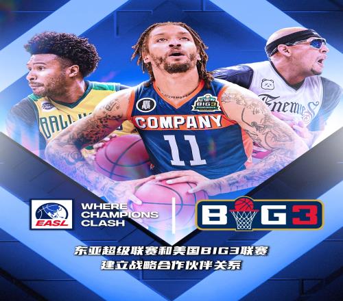东超和美国BIG3联赛建立战略合作伙伴关系2026年将赛事带到亚洲