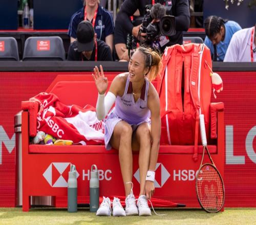 退出WTA500柏林赛后，郑钦文确定无缘以四号种子的身份出战温网