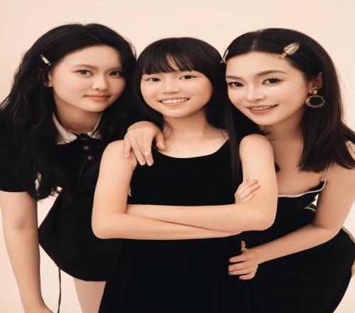 刘维伟前妻晒合影：全家福2.0版本妈妈+女儿们=100%完整的三次方