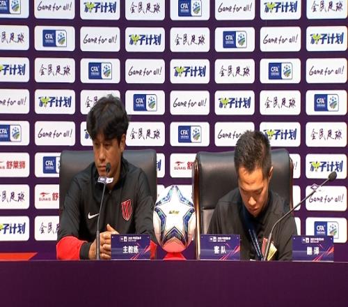 徐正源：甘超客串右后卫有很多换位，这可能导致泰山防守有点混乱