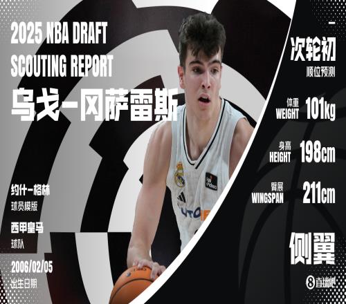 场均3分2板乌戈冈萨雷斯：运动型3D侧翼毛坯值得一试的投资