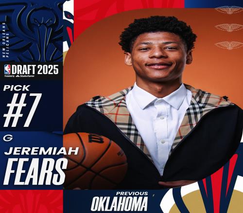 我是本届最佳NBA选秀大会：新奥尔良鹈鹕第7顺位选中费尔斯！