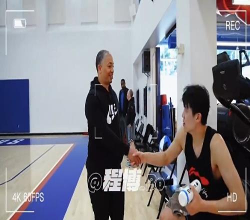 30号签选不到杨瀚森此前试训快船时和卢指导握手约定“周一见”
