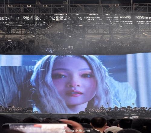 糖小幽分享张韶涵演唱会返图：哪个幸福小女孩见到Angela了！我！