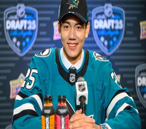 王浩西次轮首位被NHL选中创历史4天2名中国小将杀进北美四大联盟