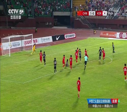 盯人不紧！U16韩国5分钟快速扳平比分