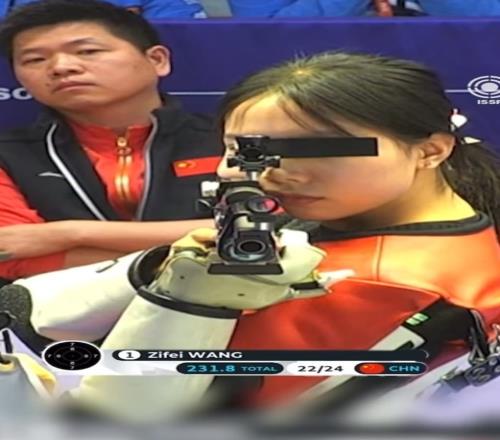 年轻真好！中国18岁小将王子菲登顶女子10米气步枪项目世界第一