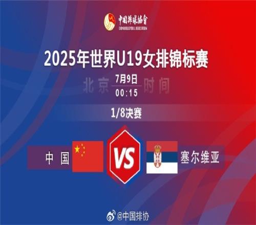 U19女排世锦赛：中国女排32险胜塞尔维亚，晋级八强&将战土耳其