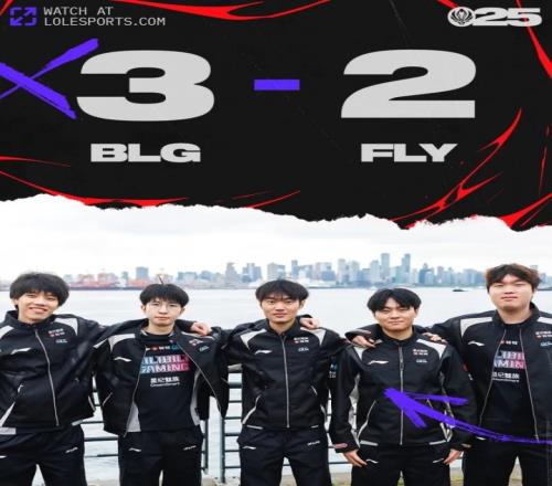 韩网热议BLG战胜FLY：中单差距！LPL从第四赛区上升到第二赛区