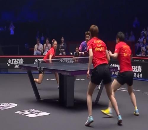孙颖莎王曼昱31申裕斌杜凯琹，晋级美国大满贯女双4强