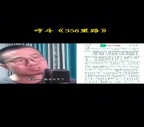 啊这徐静雨炸裂哼斗歌曲《356里路》：孤独我孤你老舅啊