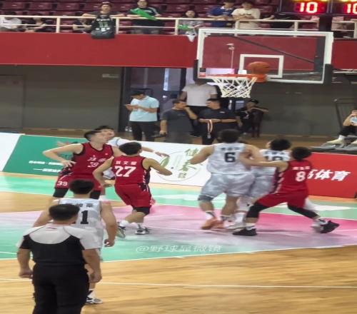 降维打击！王俊杰此前全运会u22比赛狂砍23分17篮板
