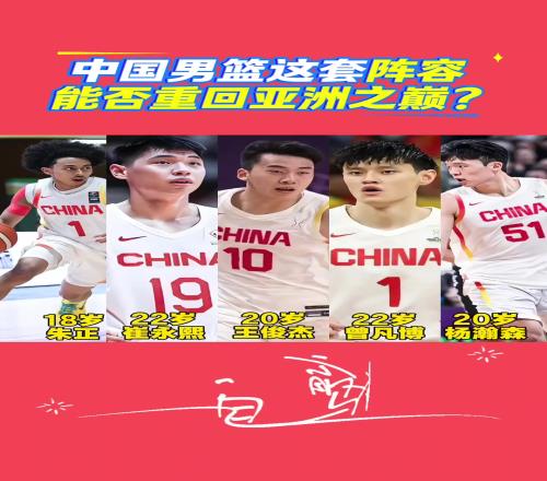 中国男篮这阵容能否重返亚洲之巅朱正+小崔+俊杰+凡博+瀚森