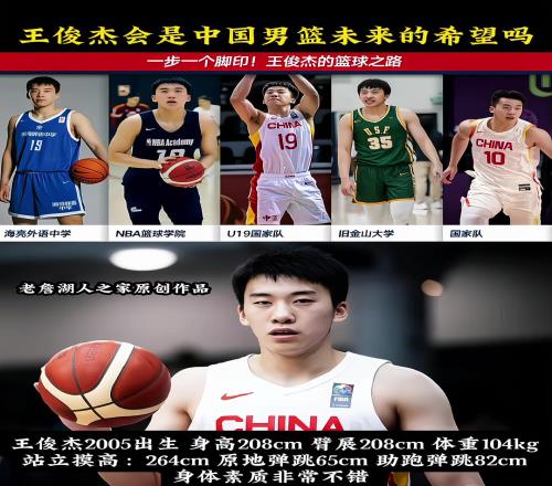 一步一个脚印！王俊杰从NCAA到国家队下一步就是冲击NBA了吧