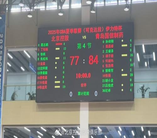 北控不敌青岛结束夏联可克达拉站明日返回北京备战夏联青岛站