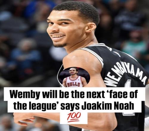 诺阿：文班肯定是NBA下一个门面再给他两到三年他会开始统治联盟