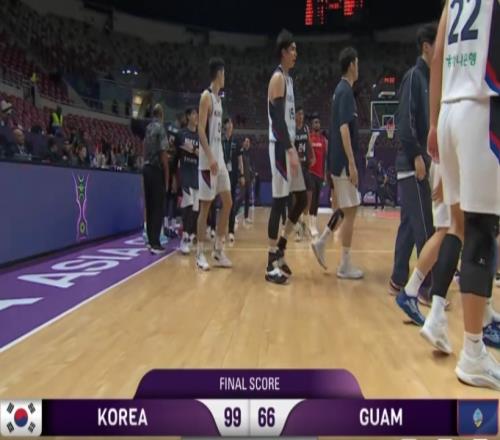 韩国队33分狂胜关岛轻松晋级！八强赛将对阵中国！