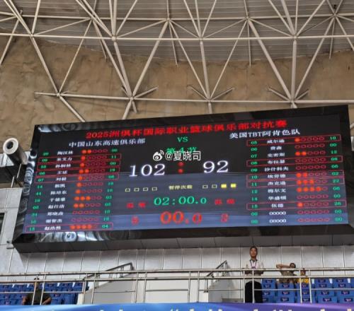 山东热身赛10292击败美国TBT阿肯色队王证19分&陈培东16分