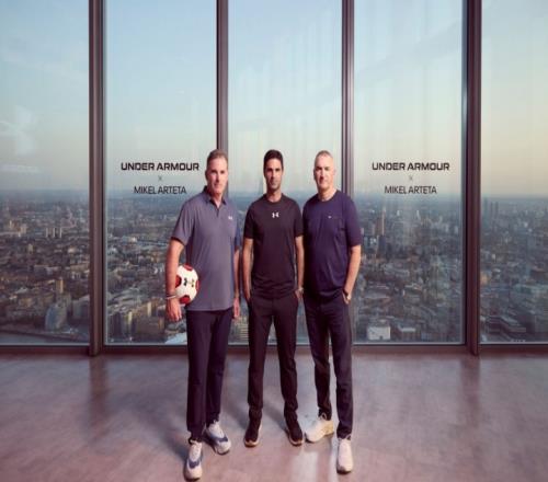 官方：阿尔特塔出任运动品牌UnderArmour的全球大使和绩效总监