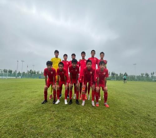 上海海港U1570大胜陕师大附中U15，以第15名结束本届中青赛