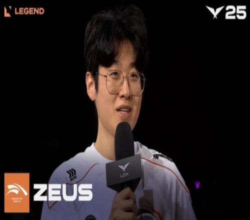 Zeus：目前竞技状态不满意和T1、GEN相比有明显的不足