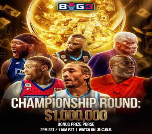 比斯利VS哈雷尔！BIG3总决赛即将开打冠军奖金100万美元！