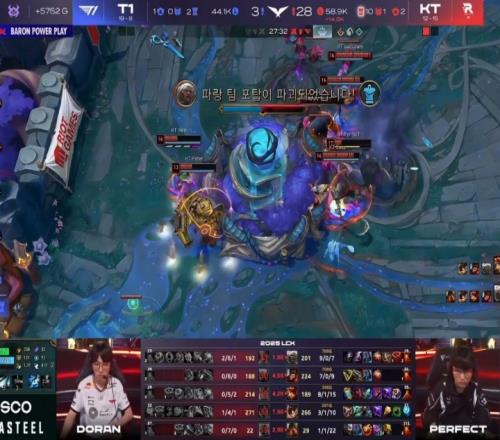 这样被碾着打T1次局遭KT碾压全队仅3人头Faker+Oner送上011
