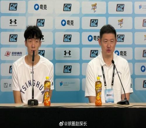 清华男篮主帅：拿到第二名完全能接受希望与亚洲名校多交流