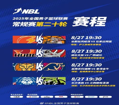 NBL常规赛最后一轮今日四场同时开打2到4名的局势依旧尚不明朗