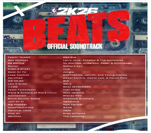 来财！来！NBA2K26公布官方歌单说唱歌手揽佬的《八方来财》在列