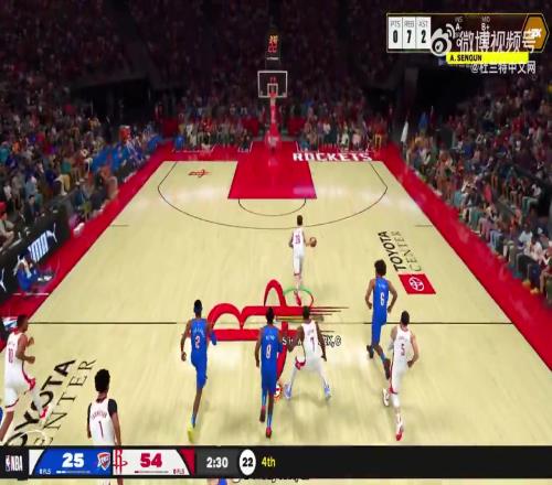 2K26是真的6！杜兰特上演连续中圈超远3分飚射好戏