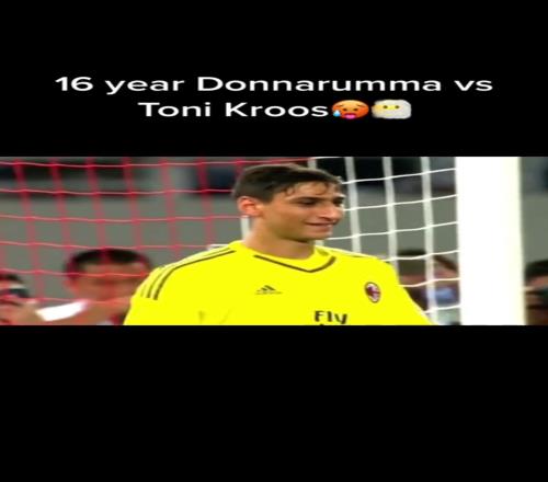 出道10年！2015年16岁的多纳鲁马与米兰签订合同！