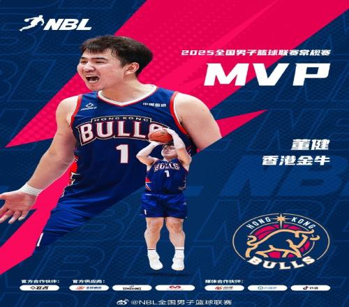 NBL常规赛MVP：中国香港金牛球员董健最佳教练：热夏提克里木